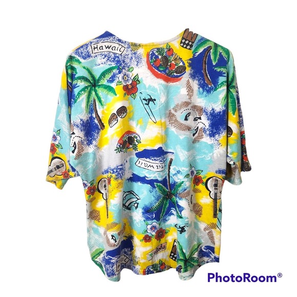 Vintage Act III Button Front Hawaiian Novelty Shirt - Picture 5 of 6